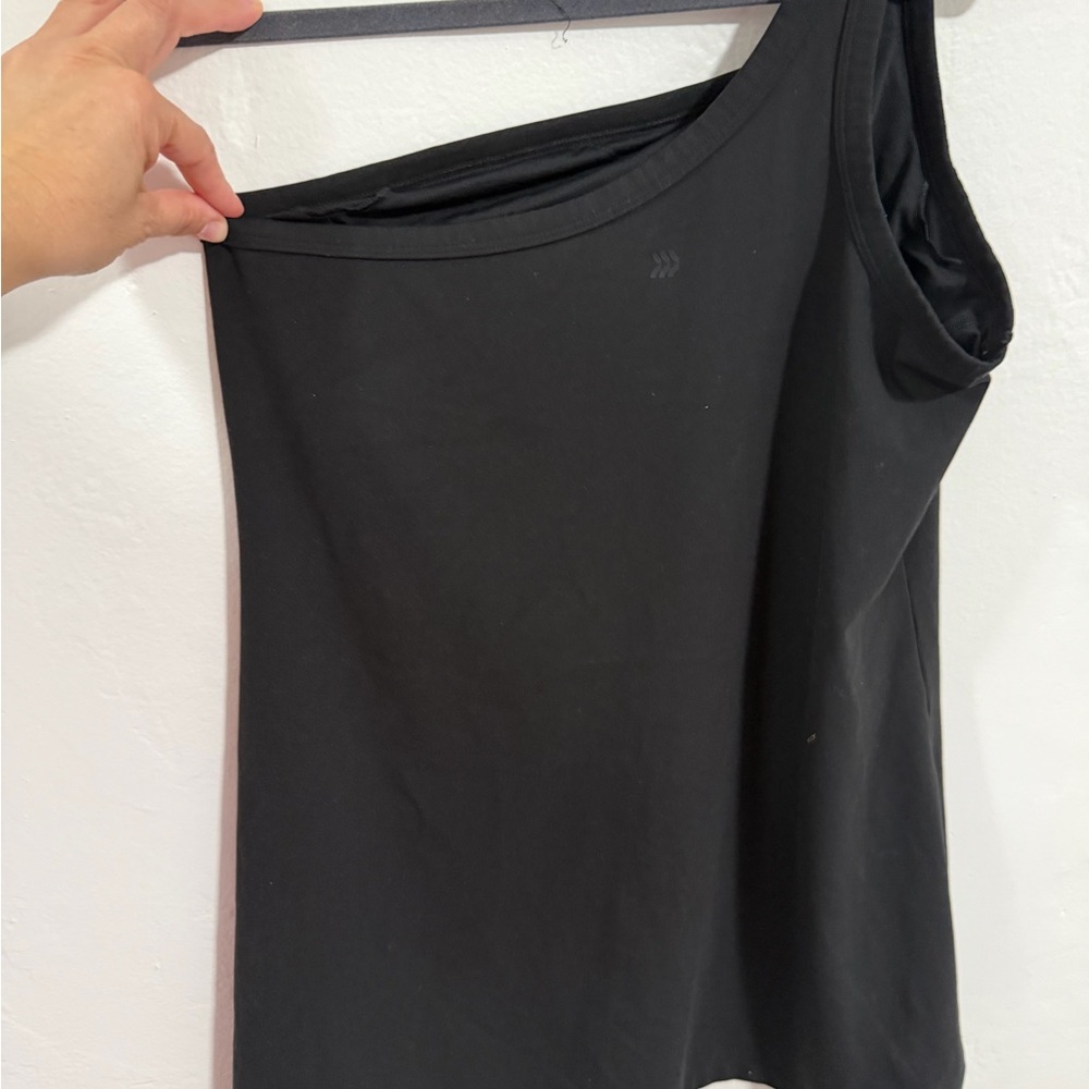 all in motion Black One-Shoulder Dress Large - Picture 6 of 8